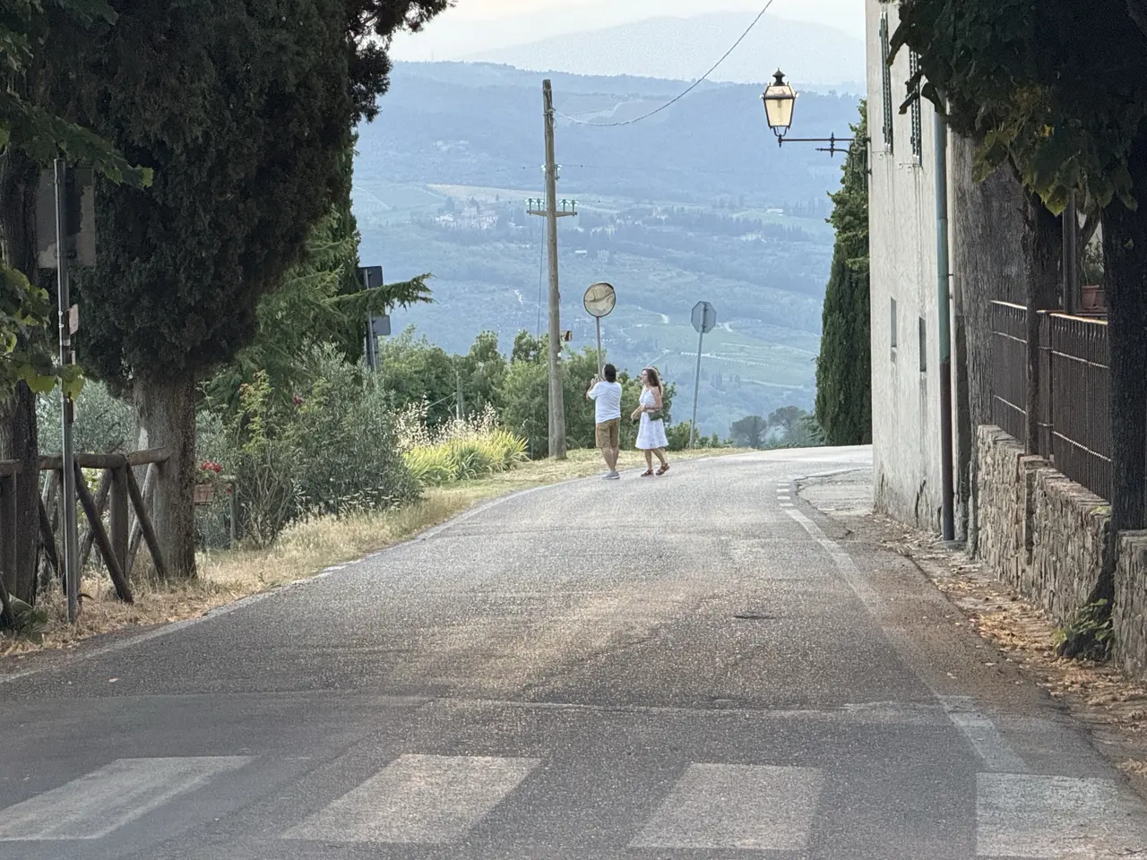 A wide view recorded near Lamole and the Chianti hills on June 30, 2025.