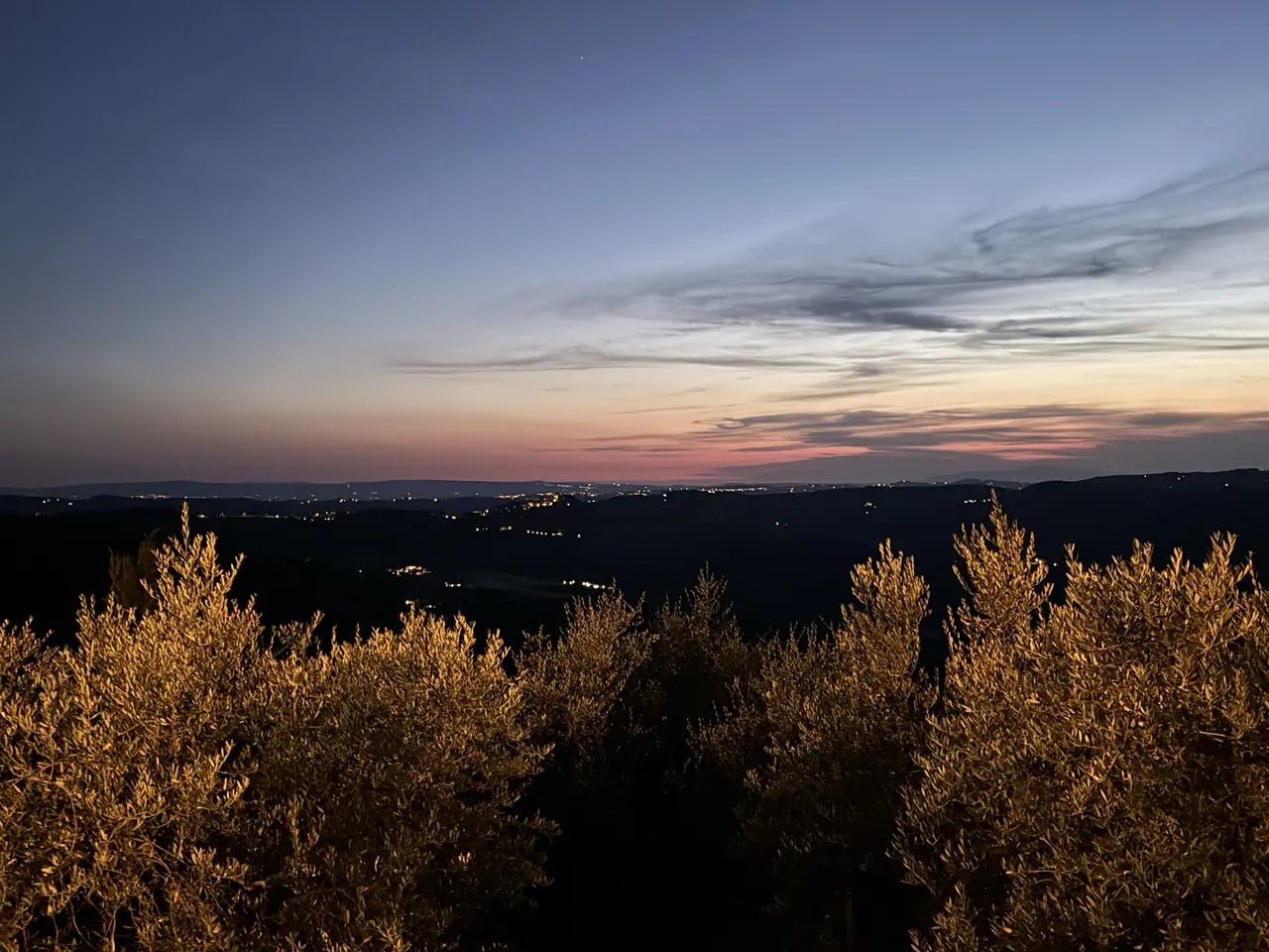 A wide view recorded near Lamole and the Chianti hills on June 30, 2025.