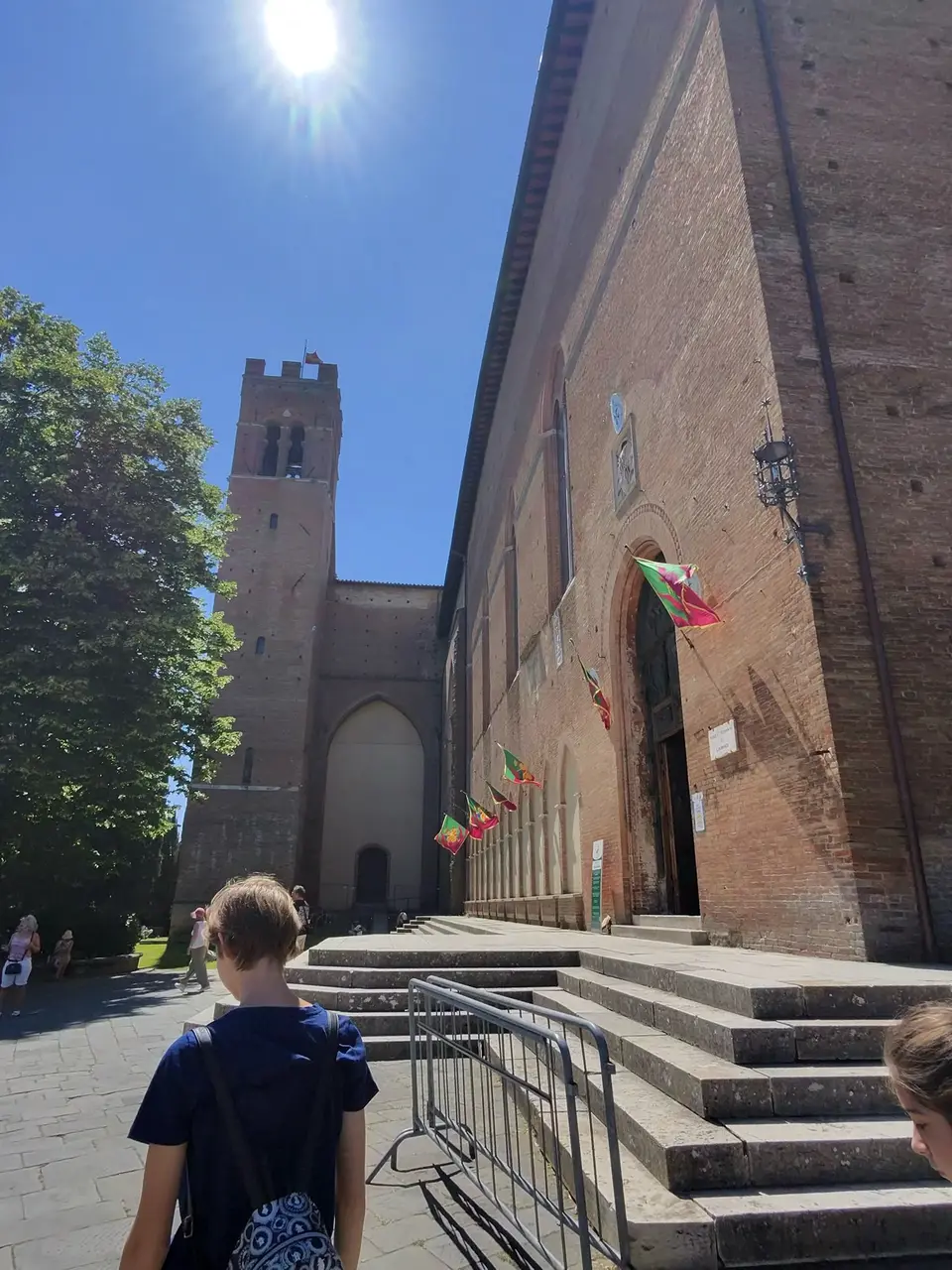 A vertical detail recorded near Siena Cathedral on July 1, 2025.