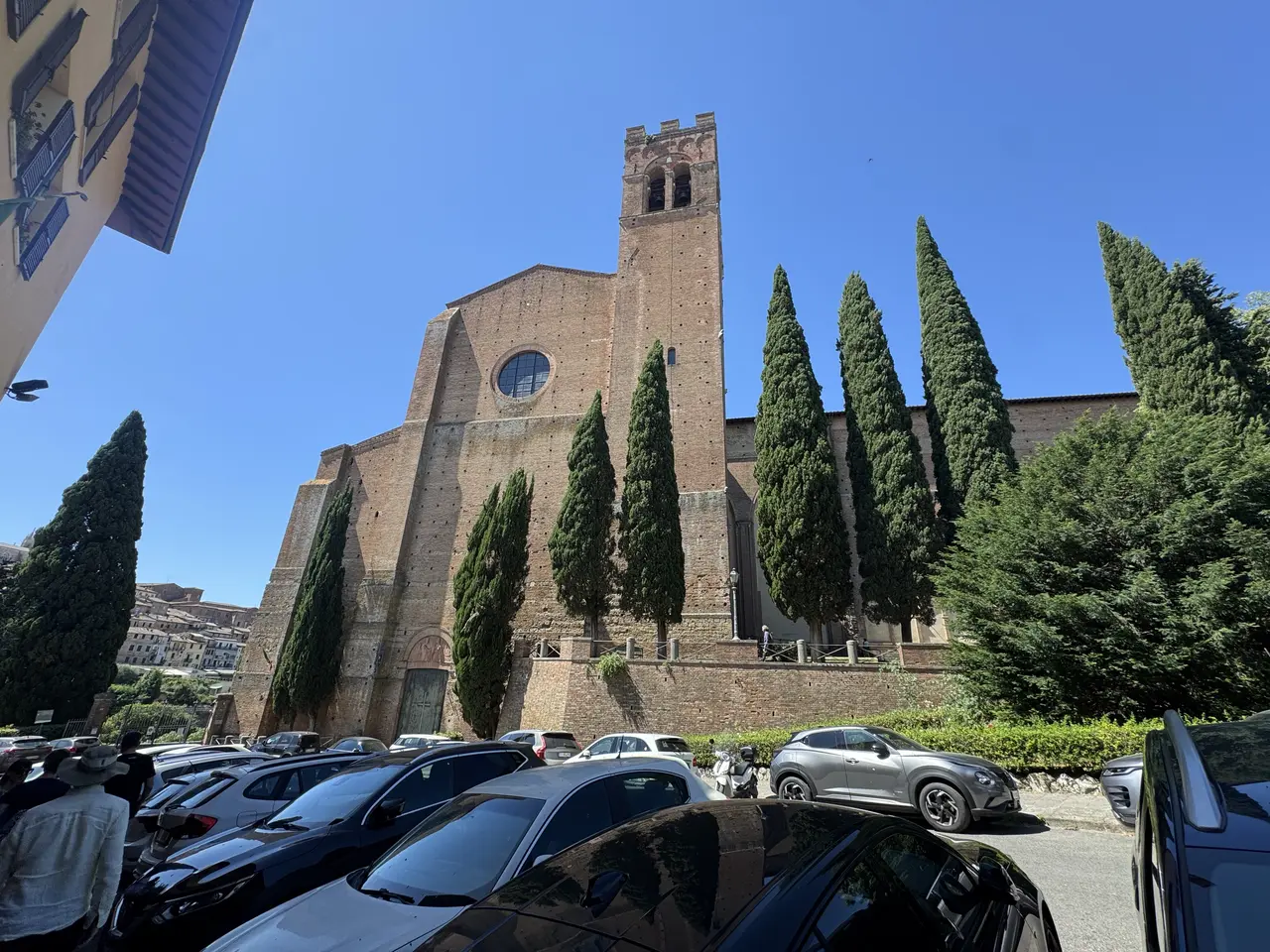 A wide view recorded near Siena skyline on July 1, 2025.