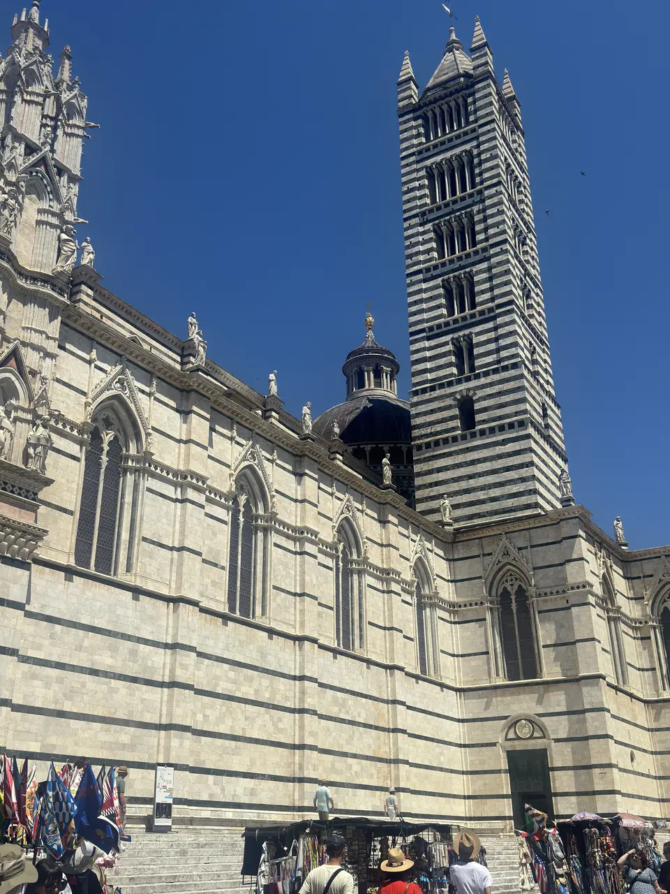 A vertical detail recorded near Siena Cathedral on July 1, 2025.