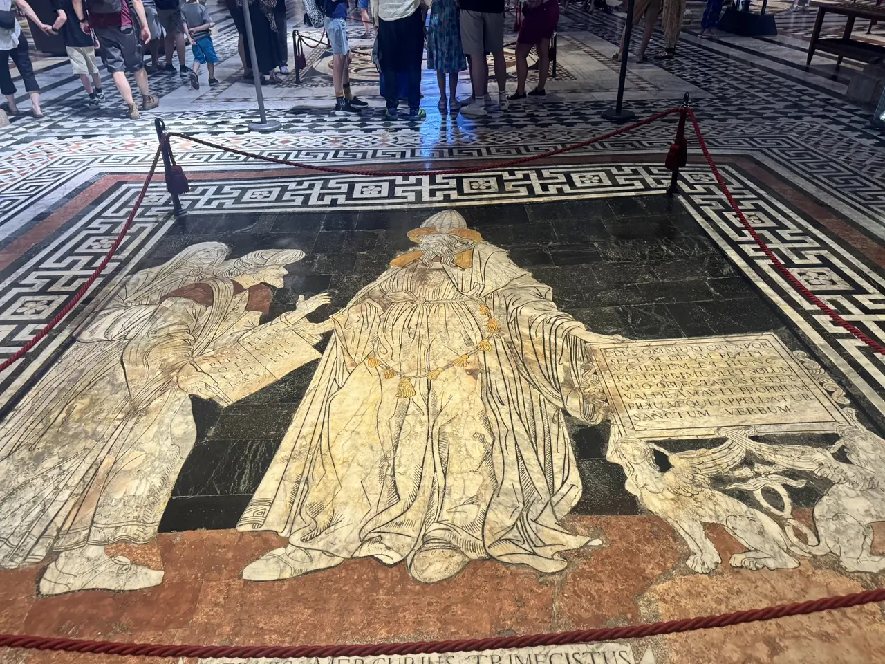A wide view recorded near Siena Cathedral on July 1, 2025.