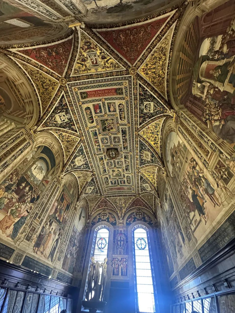 A vertical detail recorded near Siena Cathedral on July 1, 2025.
