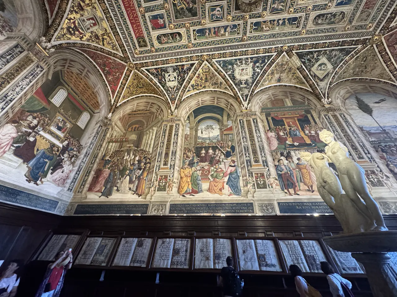 A wide view recorded near Siena Cathedral on July 1, 2025.