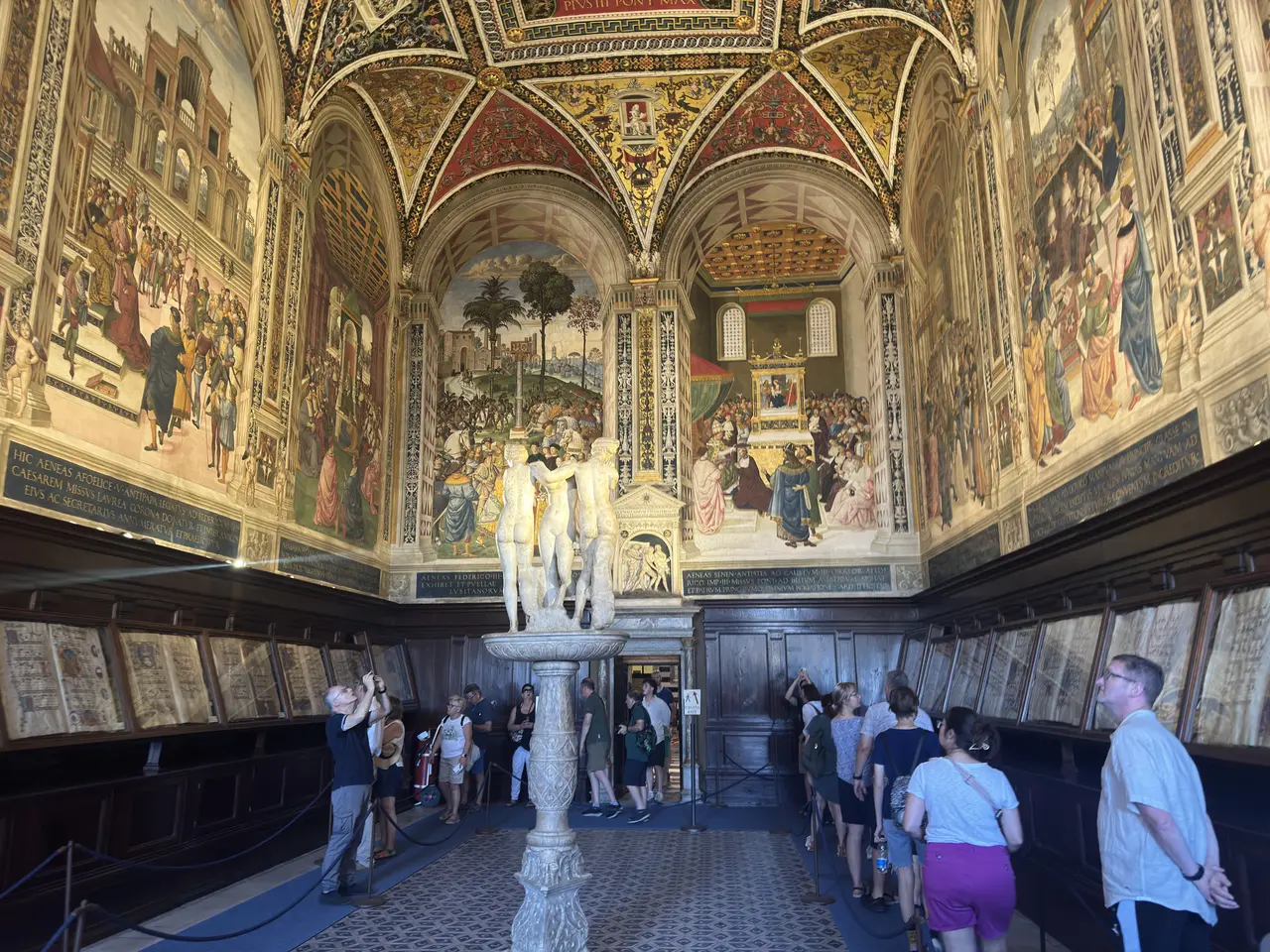 A wide view recorded near Siena Cathedral on July 1, 2025.