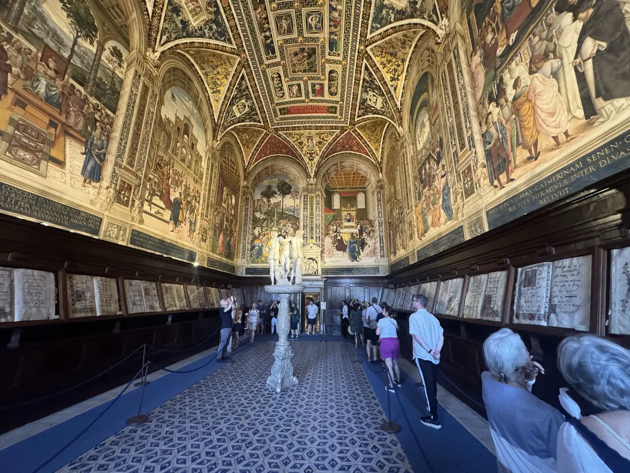 A wide view recorded near Siena Cathedral on July 1, 2025.