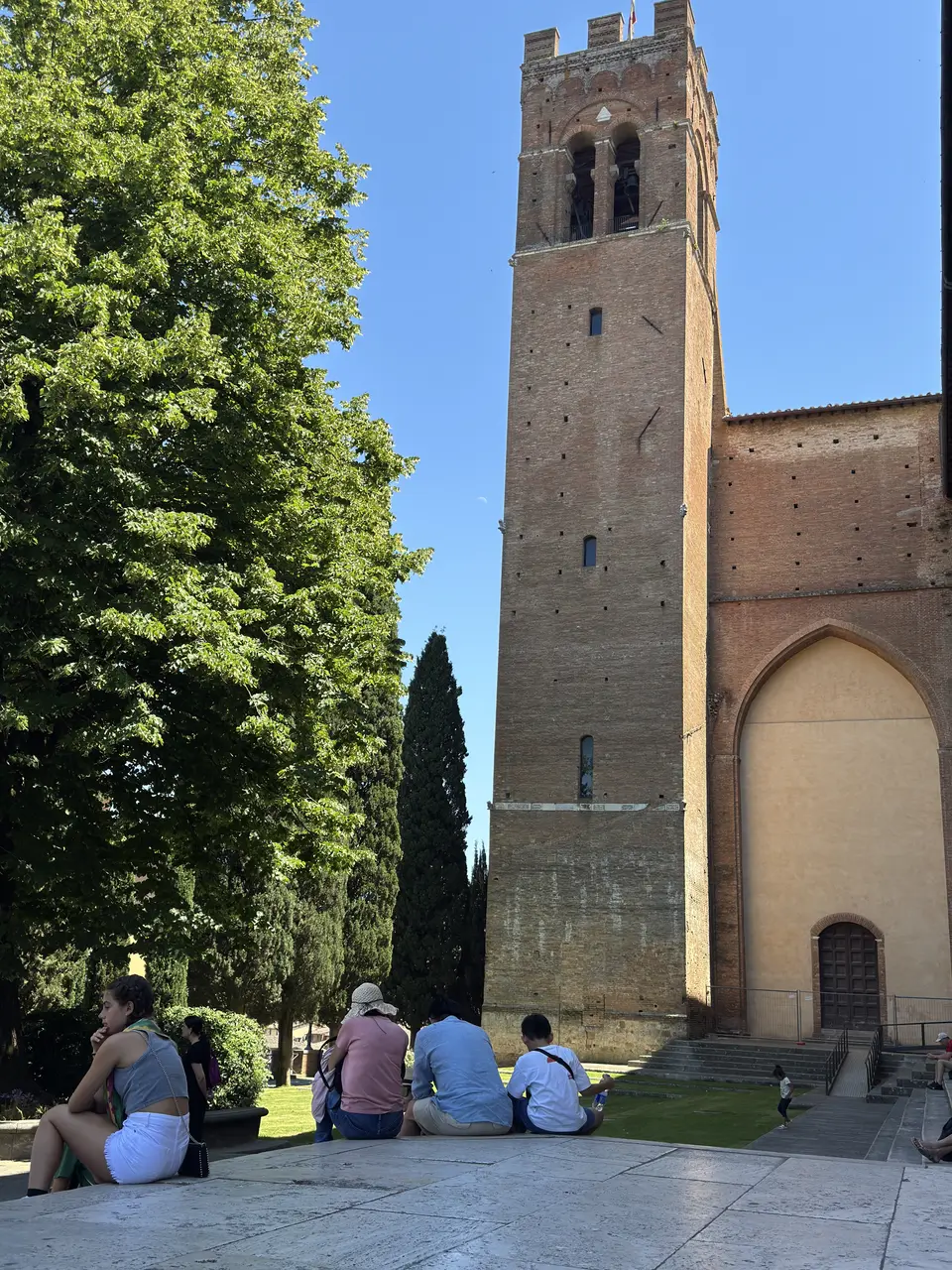 A vertical detail recorded near Siena Cathedral on July 1, 2025.