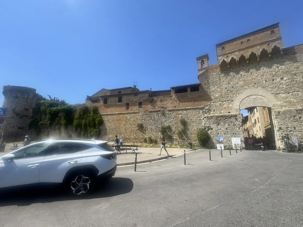 A wide view recorded near Porta San Giovanni on July 1, 2025.