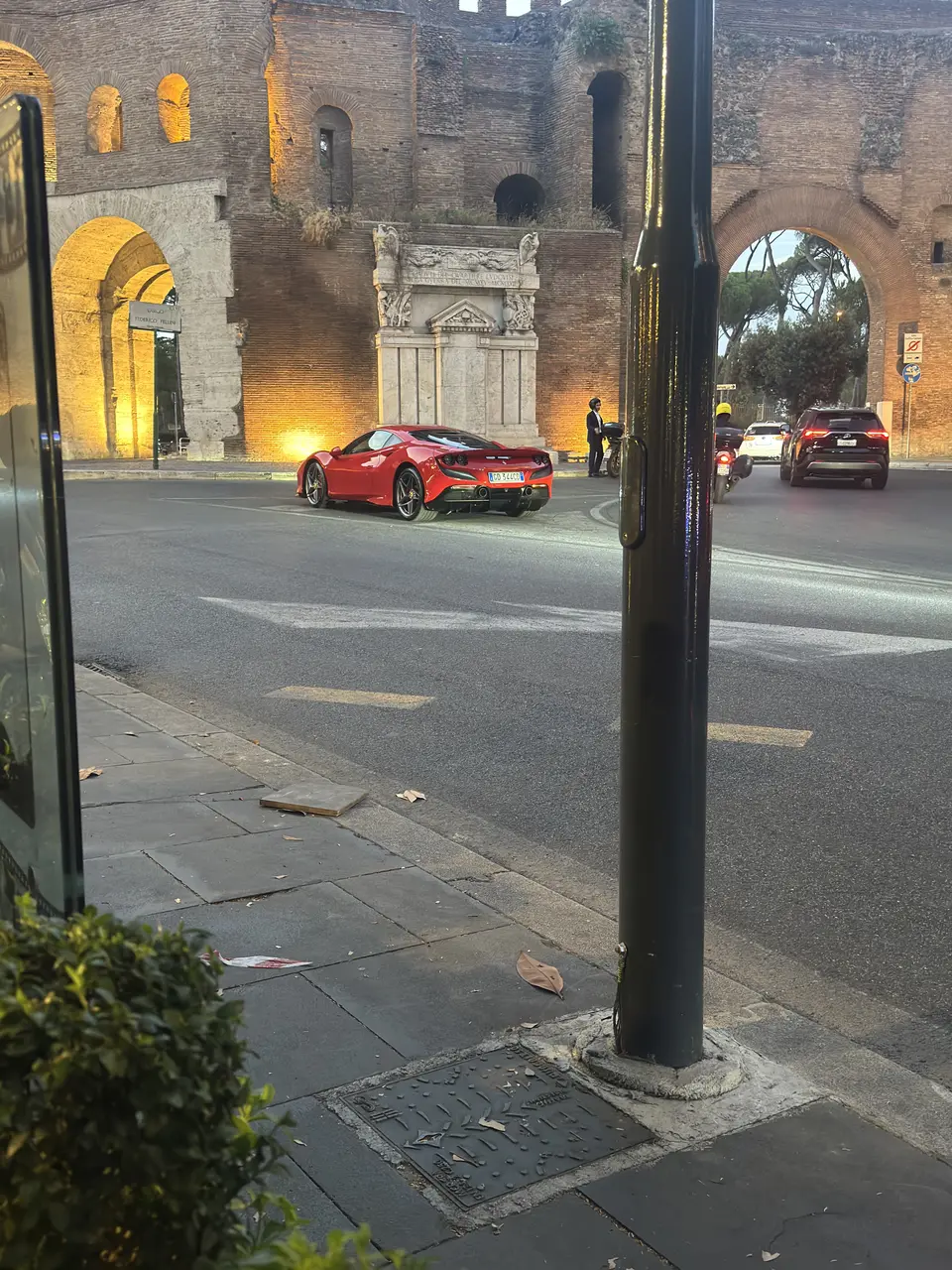 A vertical detail recorded near Spanish Steps on July 2, 2025.